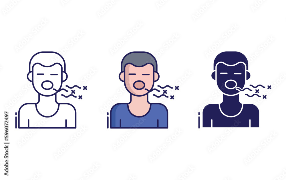 Fototapeta premium Bad Breath icon