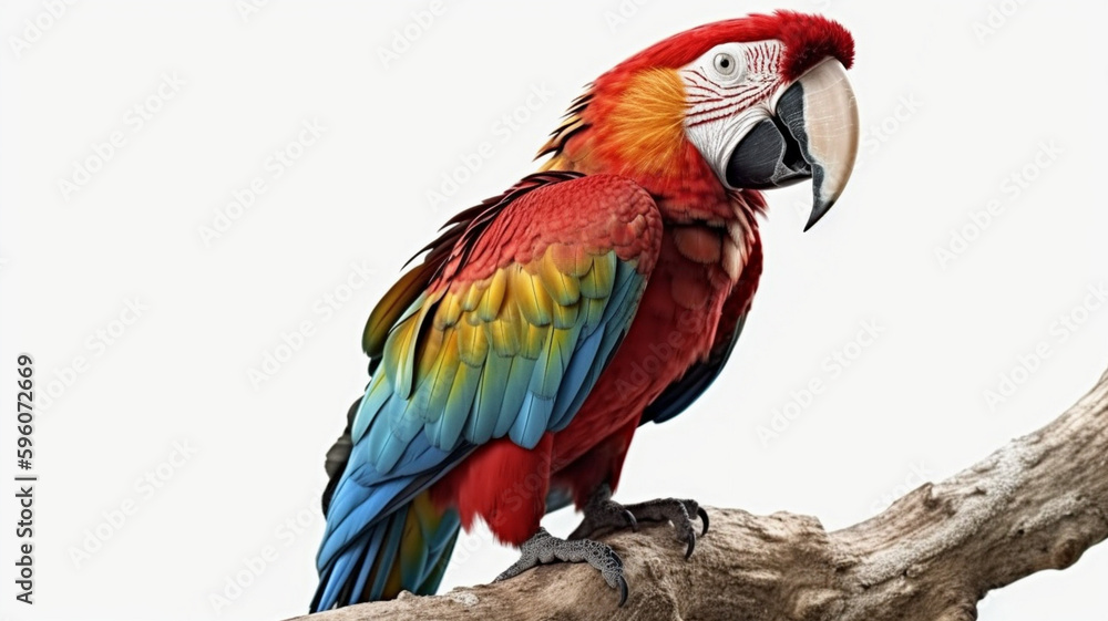 Fototapeta premium Macaw, bird of the Brazilian fauna.