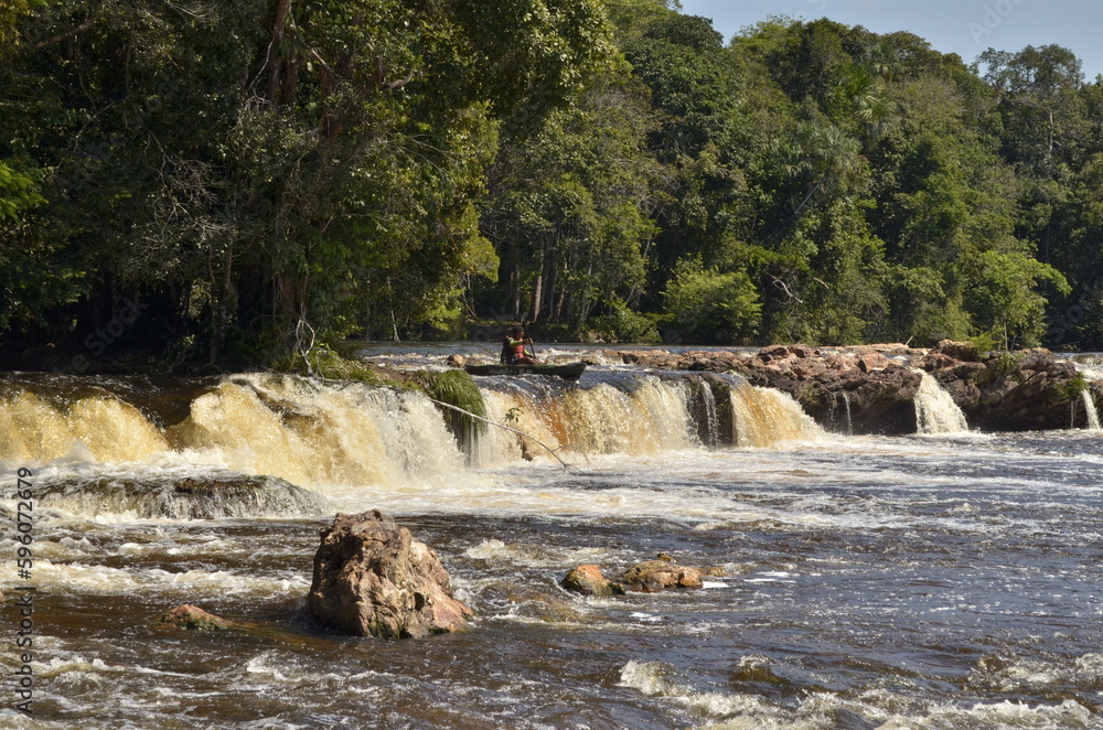 Obraz premium waterfall in the forest