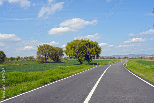 road in the countryside, empty road wallpaper