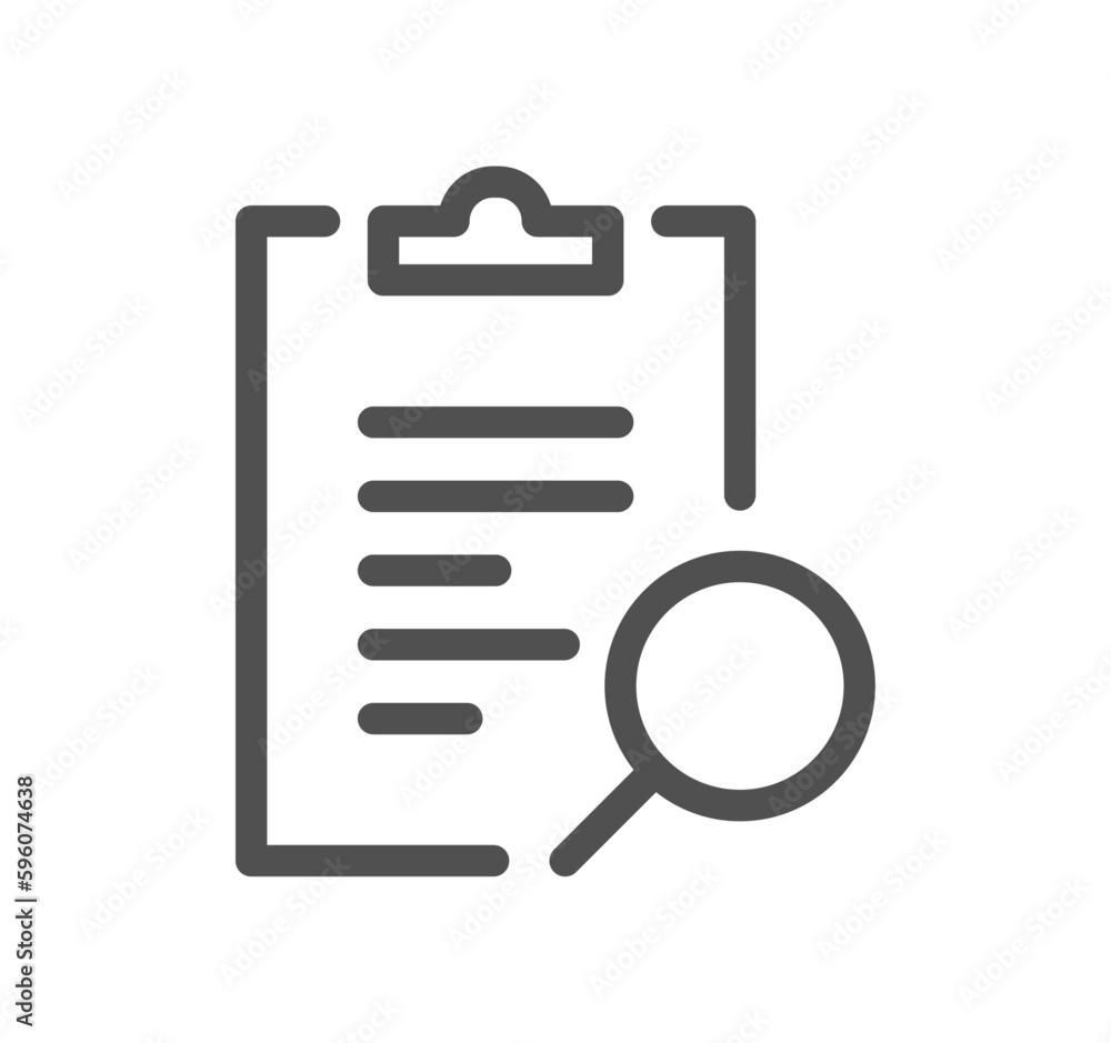 Clipboard related icon outline and linear vector. Clipboard related icon outline and linear vector.