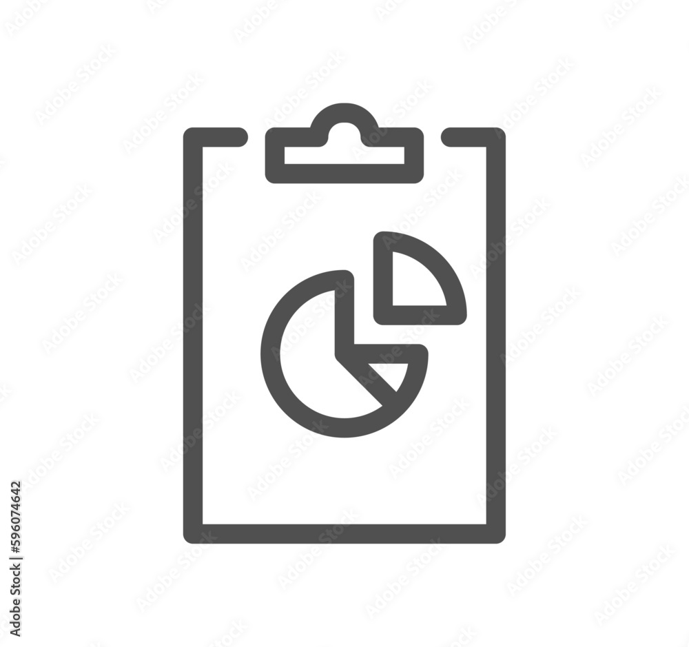 Clipboard related icon outline and linear vector. Clipboard related icon outline and linear vector.