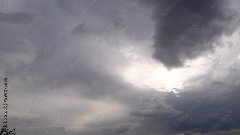Beauty Time-Lapse Of Stormy Clouds in Front of the Sun Beauty Time-Lapse Of Stormy Clouds in Front of the Sun