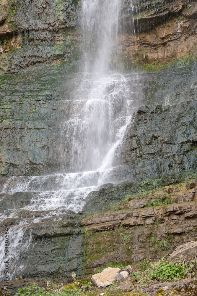 Skaklya Waterfall near village of Zasele, Balkan Mountains, Bulgaria