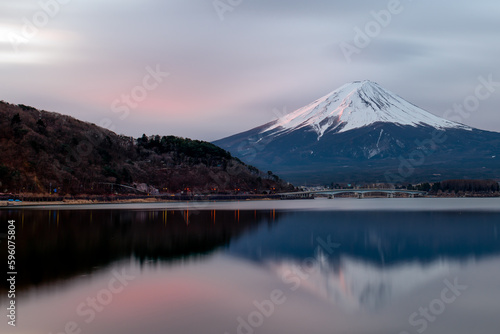                    Mt.Fuji in the early morning