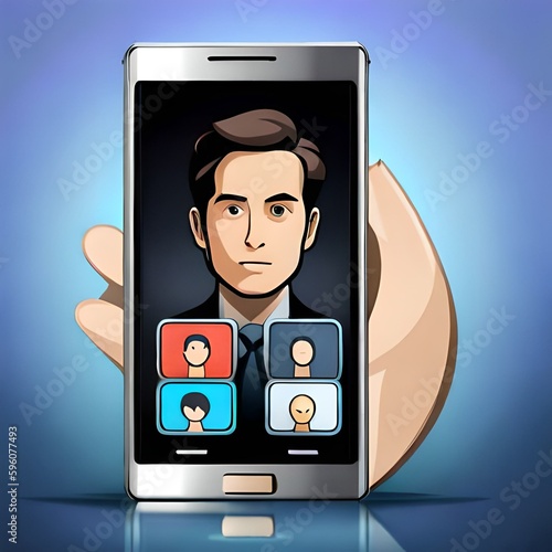 man with mobile phone
