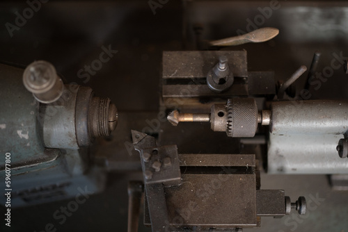Deburring with a small lathe

