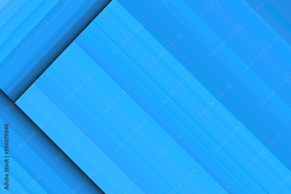 Fototapeta premium Tło niebieskie paski kształty kwadraty abstrakcja