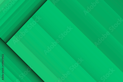 Tło zielone paski kształty kwadraty abstrakcja © Bogdan