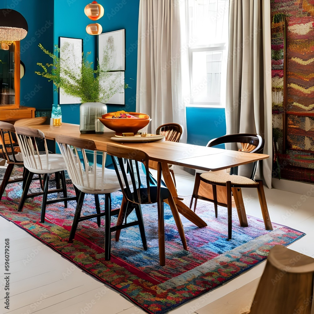 Eclectic Vintage Dining Room