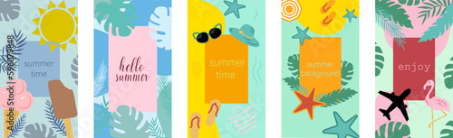 abstract background with a summer vibe