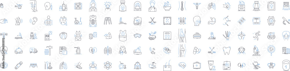 Fitness gym line icons collection. Exercise, Gym, Health, Wellness, Workout, Strength, Cardio vector and linear illustration. Endurance,Agility,Flexibility outline signs set Fitness gym line icons collection. Exercise, Gym, Health, Wellness, Workout, Strength, Cardio vector and linear illustration. Endurance,Agility,Flexibility outline signs set