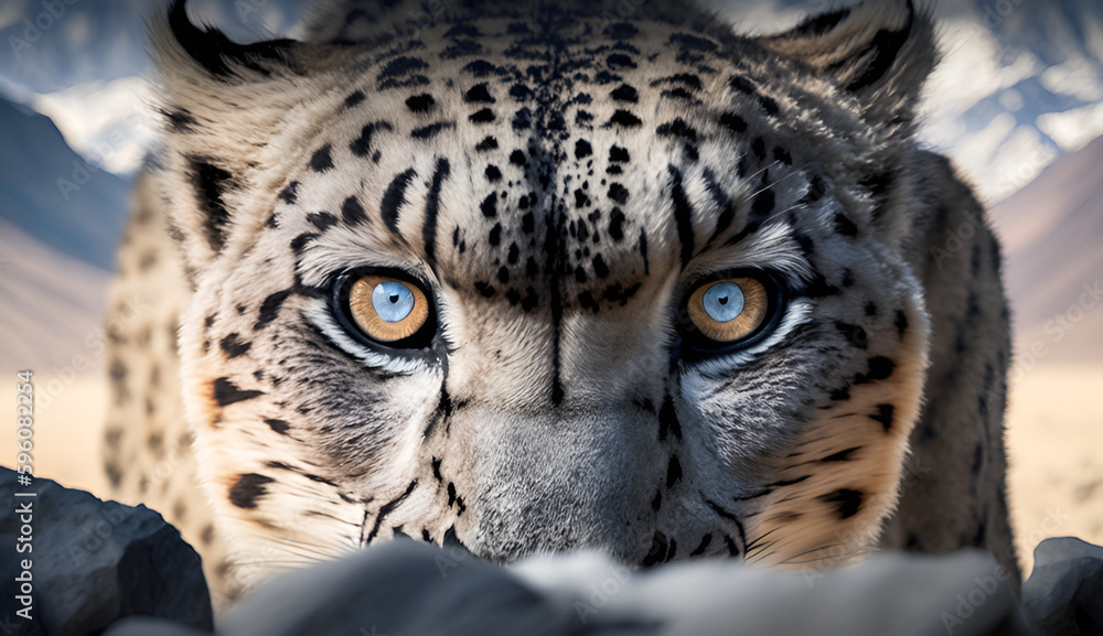 Naklejka premium 野生のジャガー wild jaguar generative AI