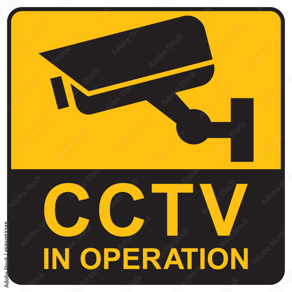 Security camera icon, video surveillance, cctv sign. Yellow square indicating camera operation. Surveillance camera,monitoring, safety home protection system. Fixed CCTV, Security Camera Icon Vector. Security camera icon, video surveillance, cctv sign. Yellow square indicating camera operation. Surveillance camera,monitoring, safety home protection system. Fixed CCTV, Security Camera Icon Vector.