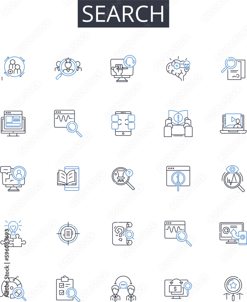 Search line icons collection. Gig, Remote, Freelance, Virtual, Digital, Tech, Creative vector and linear illustration. Innovative,Green,Sustainable outline signs set Search line icons collection. Gig, Remote, Freelance, Virtual, Digital, Tech, Creative vector and linear illustration. Innovative,Green,Sustainable outline signs set