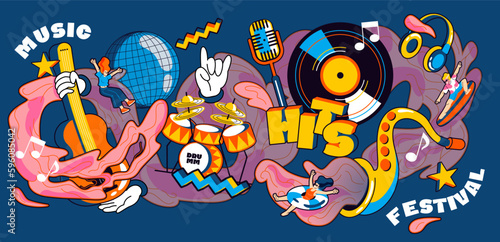 Music festival concept