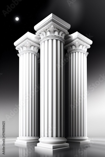 Greek column, coluna grega