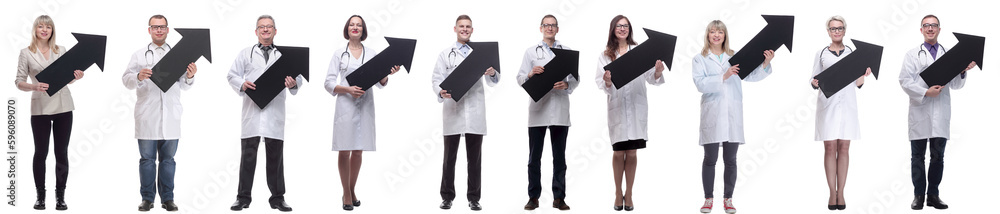 group of successful business people with black arrow group of successful business people with black arrow