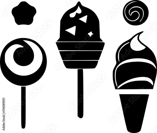 Sweets - High Quality Vector Logo - Vector illustration ideal for T-shirt graphic