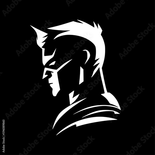 Superhero - High Quality Vector Logo - Vector illustration ideal for T-shirt graphic