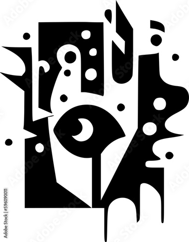 Abstract - Minimalist and Flat Logo - Vector illustration