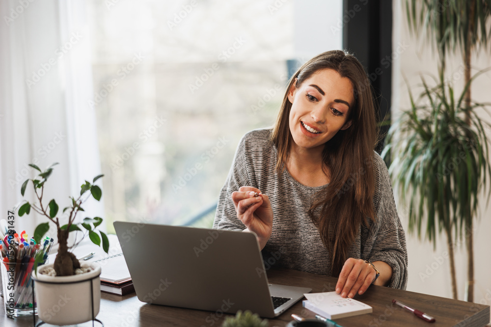 Woman Working From Home Woman Working From Home