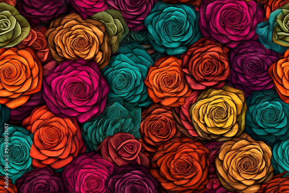 Rose pattern Rose pattern