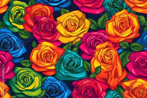  Rose pattern