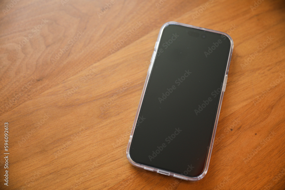 An empty black phone screen mockup symbolizes the potential for