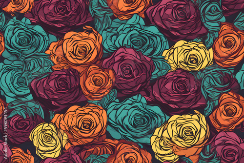 Rose pattern