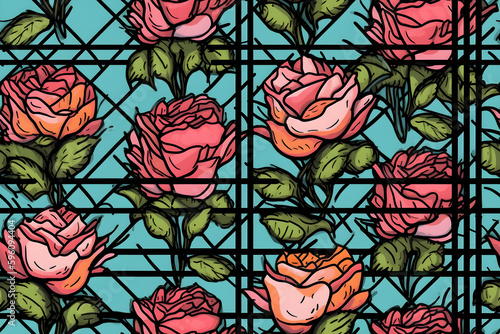  Rose pattern