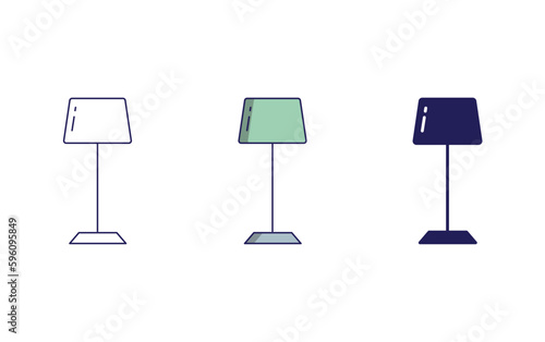 Outline Floor Lamp icon