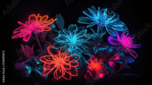 fractal flower.generative ai