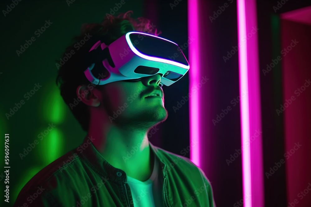 Virtual Reality lens. Metaverse. Artificial intelligence. Augmented reality. Generative AI. Virtual Reality lens. Metaverse. Artificial intelligence. Augmented reality. Generative AI.