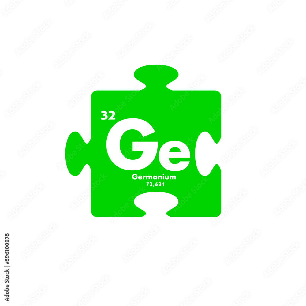 germanium icon set. vector template illustration for web design germanium icon set. vector template illustration for web design