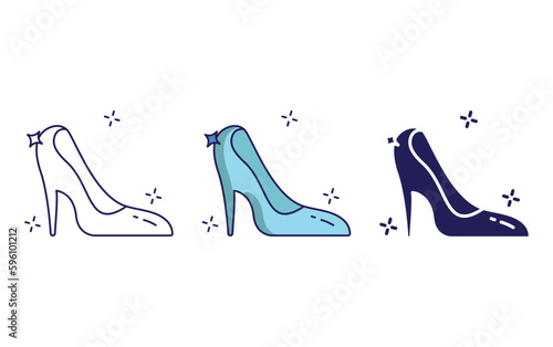 Princess shoes icon