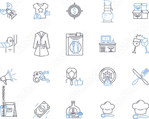 Bulk store line icons collection. Bulk, Warehouse, Value, Economical, Quantity, Discount, Cost-effective vector and linear illustration. Wholesale,Savings,Multipack outline signs set