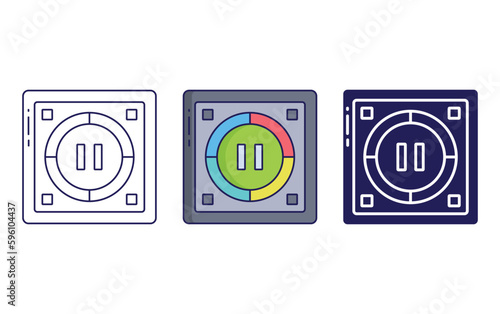 Dohyo vector icon