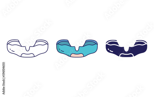Mouth Guard vector icon