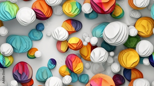 seamless abstract pattern on white. repeating tile