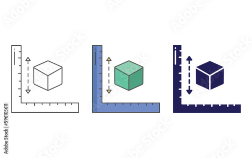 3D vector icon