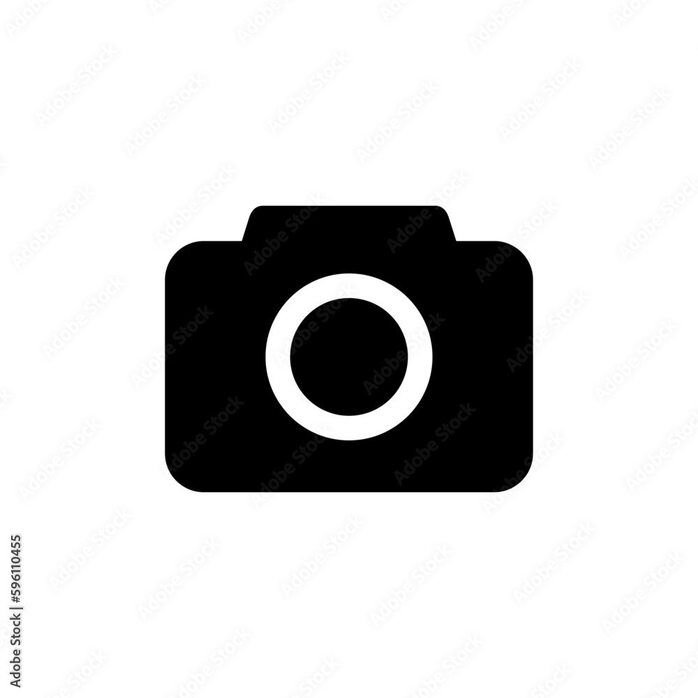 Camera Icon in trendy flat style isolated. Camera symbol web site design Camera Icon in trendy flat style isolated. Camera symbol web site design