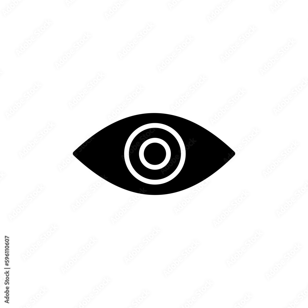 Eye icon. Look and Vision icon. Eye vector icon Eye icon. Look and Vision icon. Eye vector icon