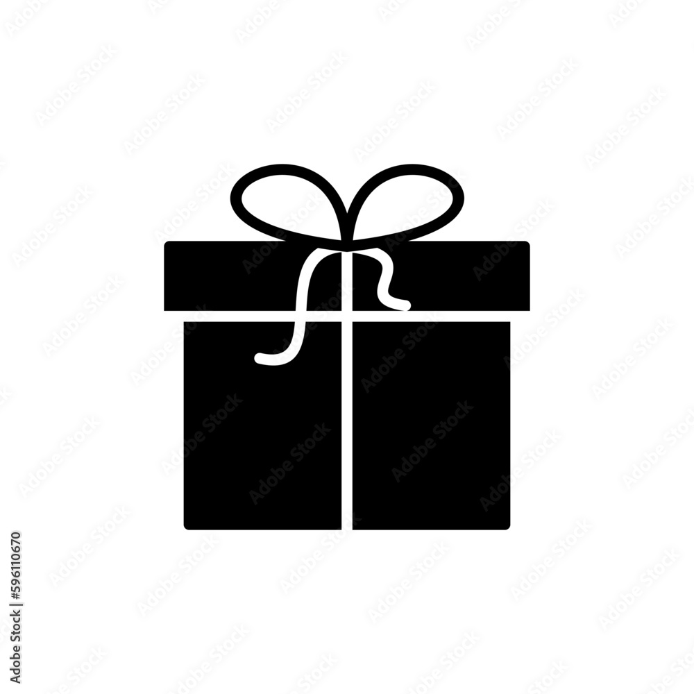 Gift icon vector. gift box icon. birthday gift Gift icon vector. gift box icon. birthday gift