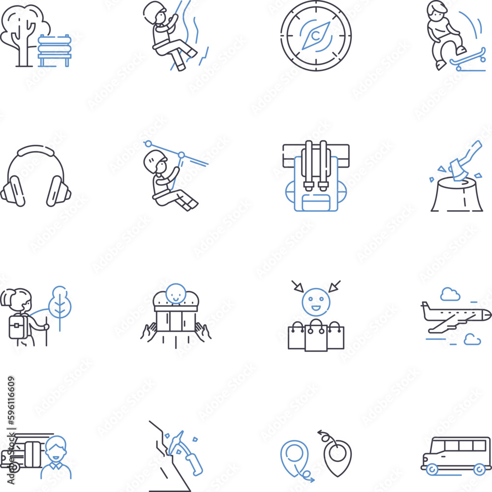 Carefree amusements line icons collection. Fun, Playful, Careless, Joyful, Cheerful, Lively, Uninhibited vector and linear illustration. Effortless,Pleasurable,Spontaneous outline signs set Carefree amusements line icons collection. Fun, Playful, Careless, Joyful, Cheerful, Lively, Uninhibited vector and linear illustration. Effortless,Pleasurable,Spontaneous outline signs set