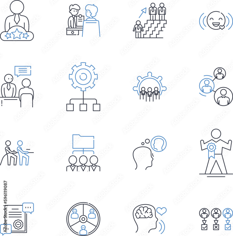 Commercial staff line icons collection. Sales, Marketing, Negotiation, Customer service, Communication, Teamwork, Relationship-building vector and linear illustration. Target-driven,Client-focused Commercial staff line icons collection. Sales, Marketing, Negotiation, Customer service, Communication, Teamwork, Relationship-building vector and linear illustration. Target-driven,Client-focused