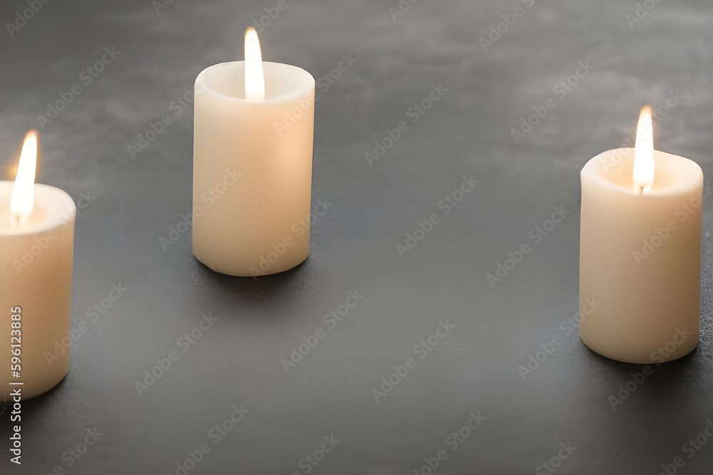 three burning candles. candle concept. candles. three burning candles. candle concept. candles.