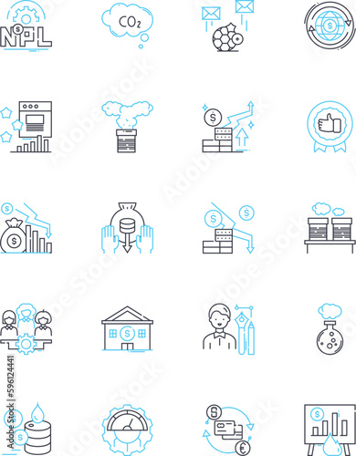 Mtary issue linear icons set. Discrimination, Inequality, Stereotyping, Racism, Prejudice, Bias, Xenophobia line vector and concept signs. Marginalization,Oppression,Bigotry outline illustrations