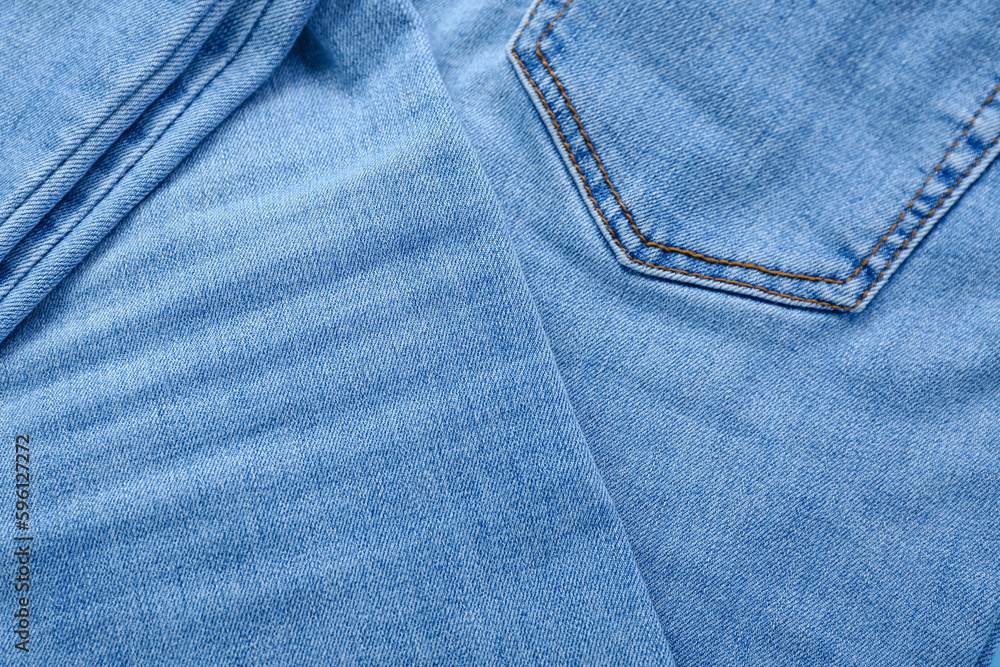 Blue jeans as background, closeup Blue jeans as background, closeup