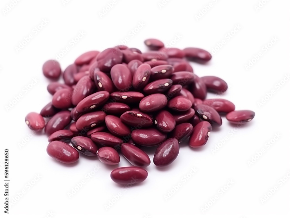 A pile of red beans with the word black on it A pile of red beans with the word black on it